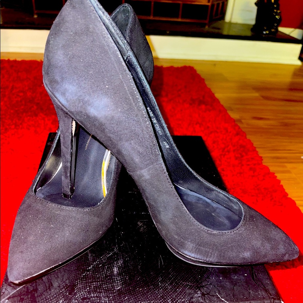 Dolce Vita - Black Suede Platform Pump